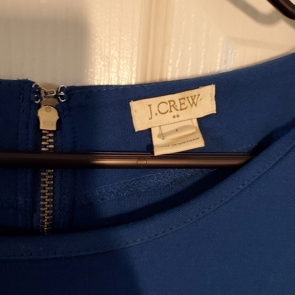 𝅺j. Crew Factory Blue Dress - Picture 5 of 12